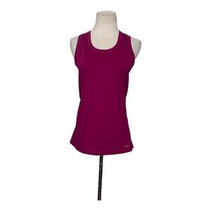 DSG fuchsia sleeveless racer back athletic top size M